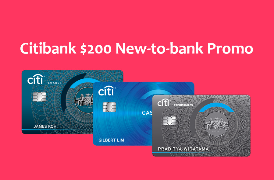 Get 200 in cash when applying for a Citibank card. Newtobank customers only